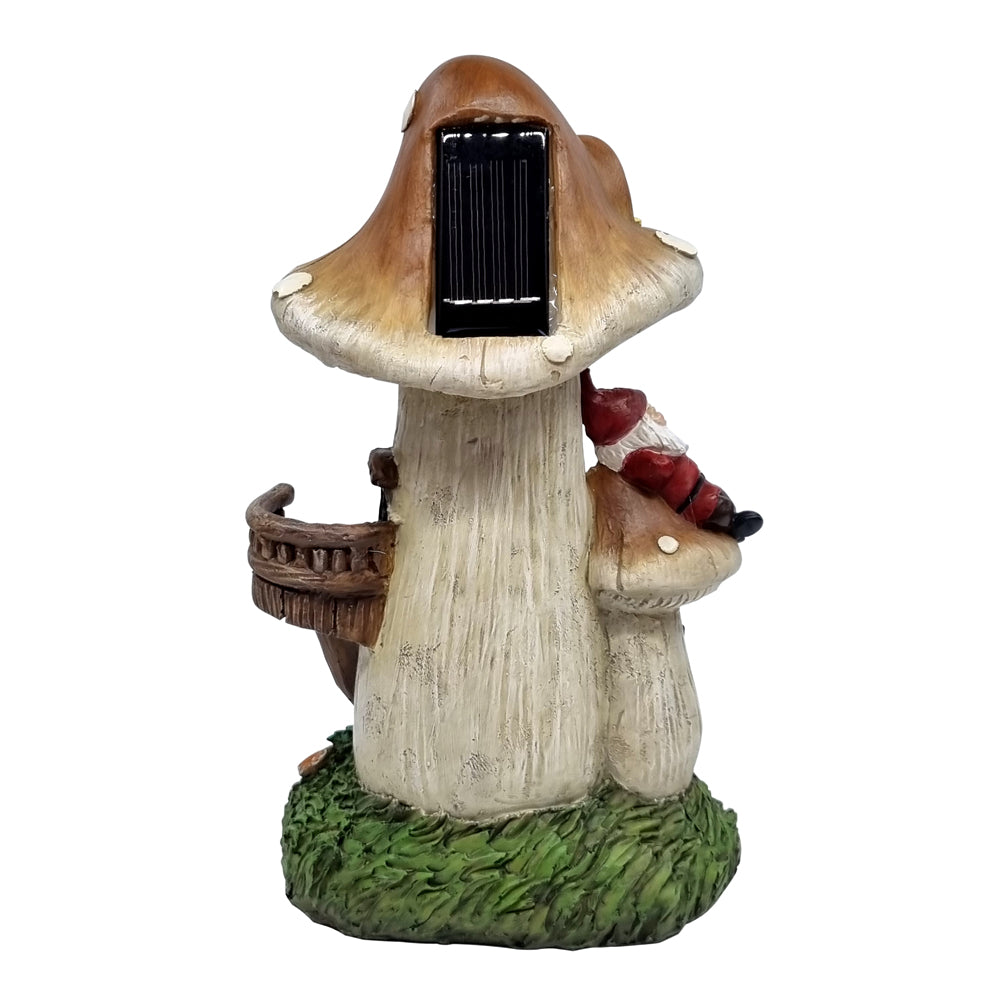 Solar mushroom gnome house