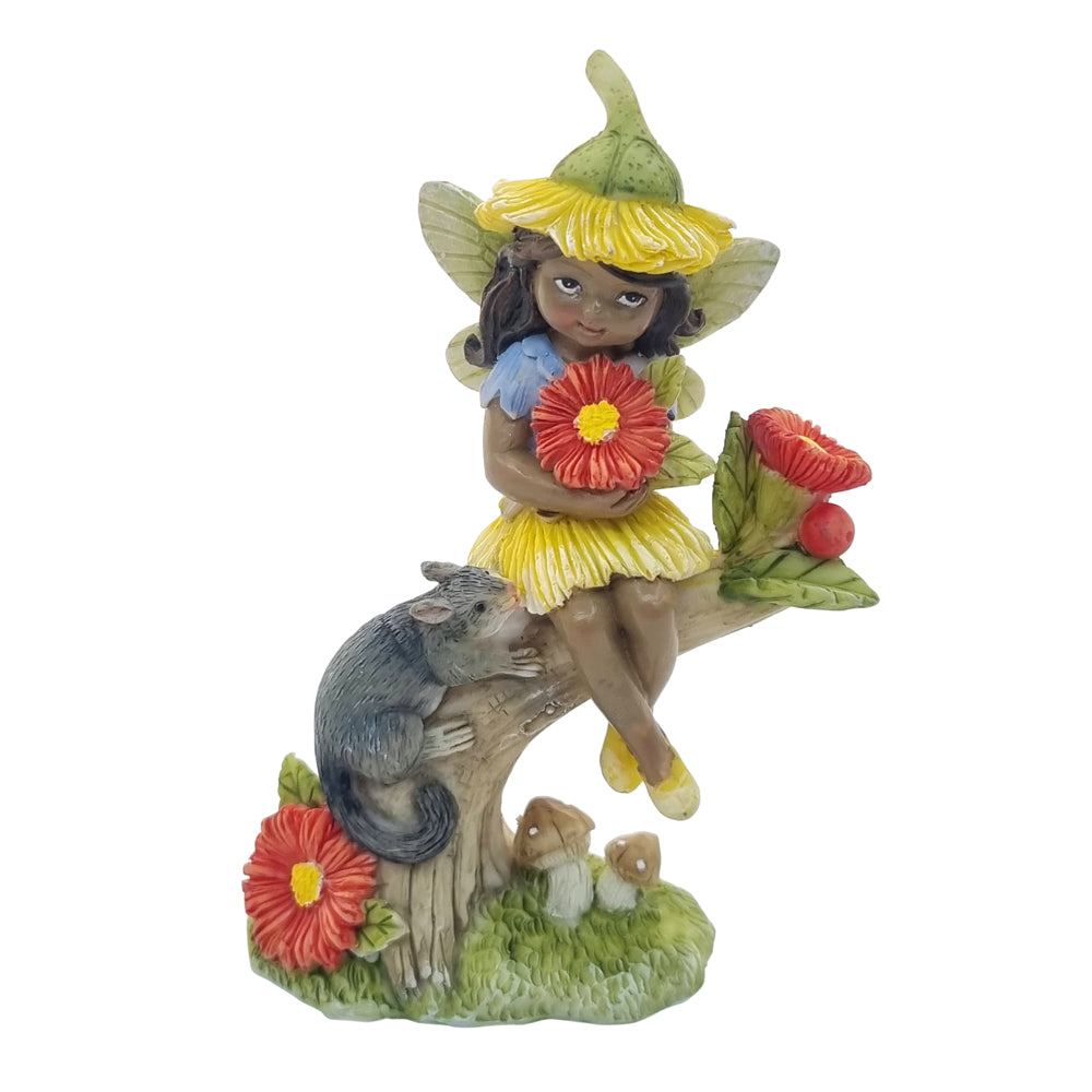 The Aussie Fairies - Gum Blossom Fairy with Possum