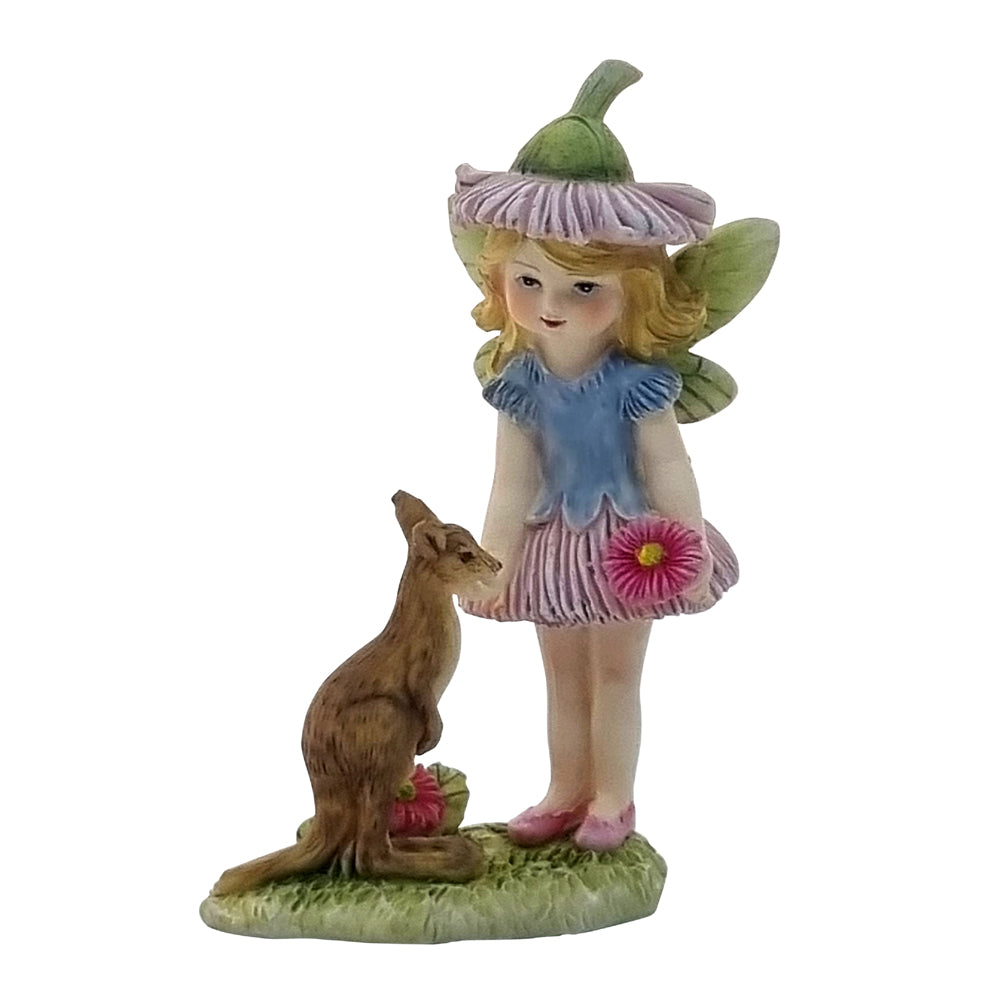 The Aussie Fairies - Gum Blossom Fairy with Kangaroo Joey