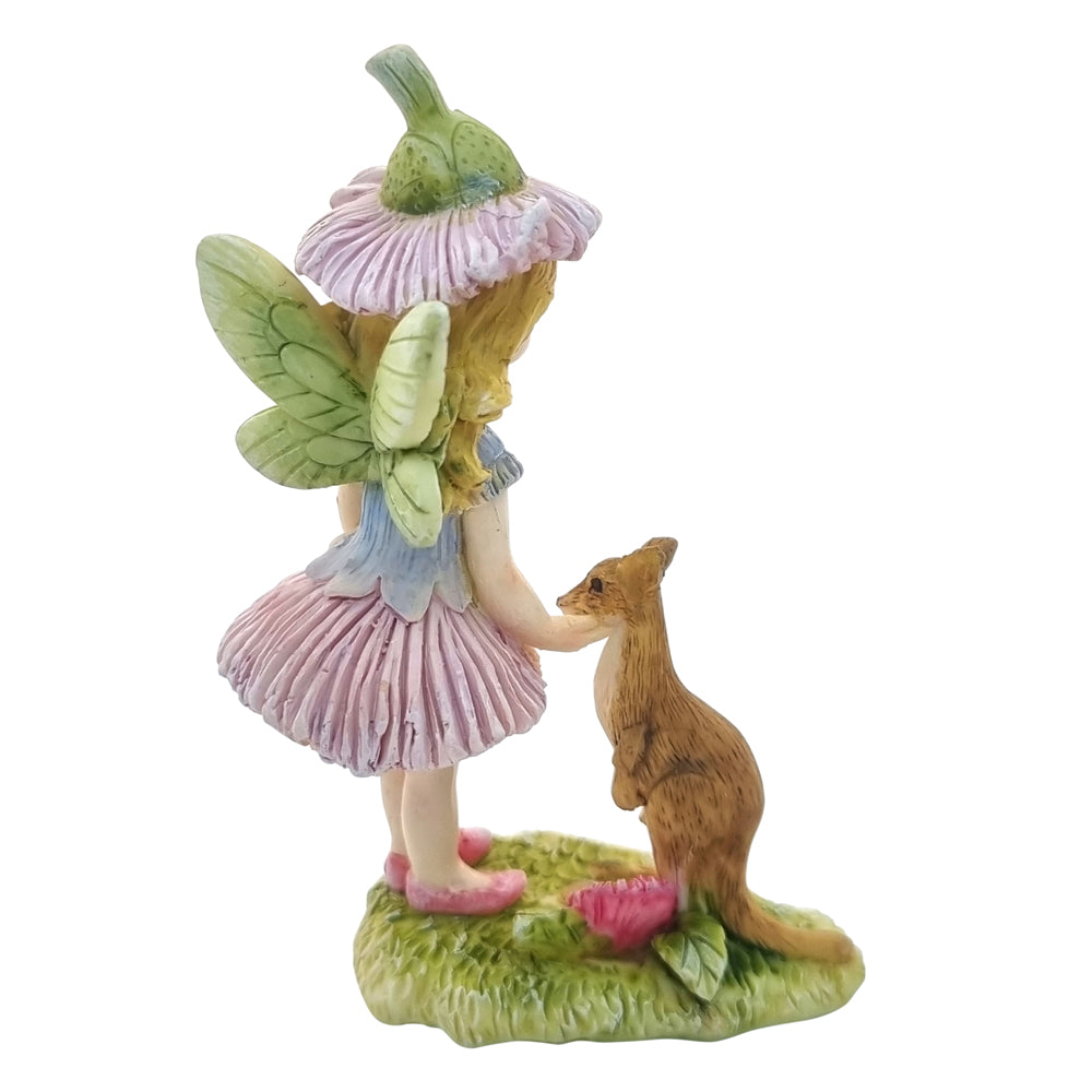 The Aussie Fairies - Gum Blossom Fairy with Kangaroo Joey