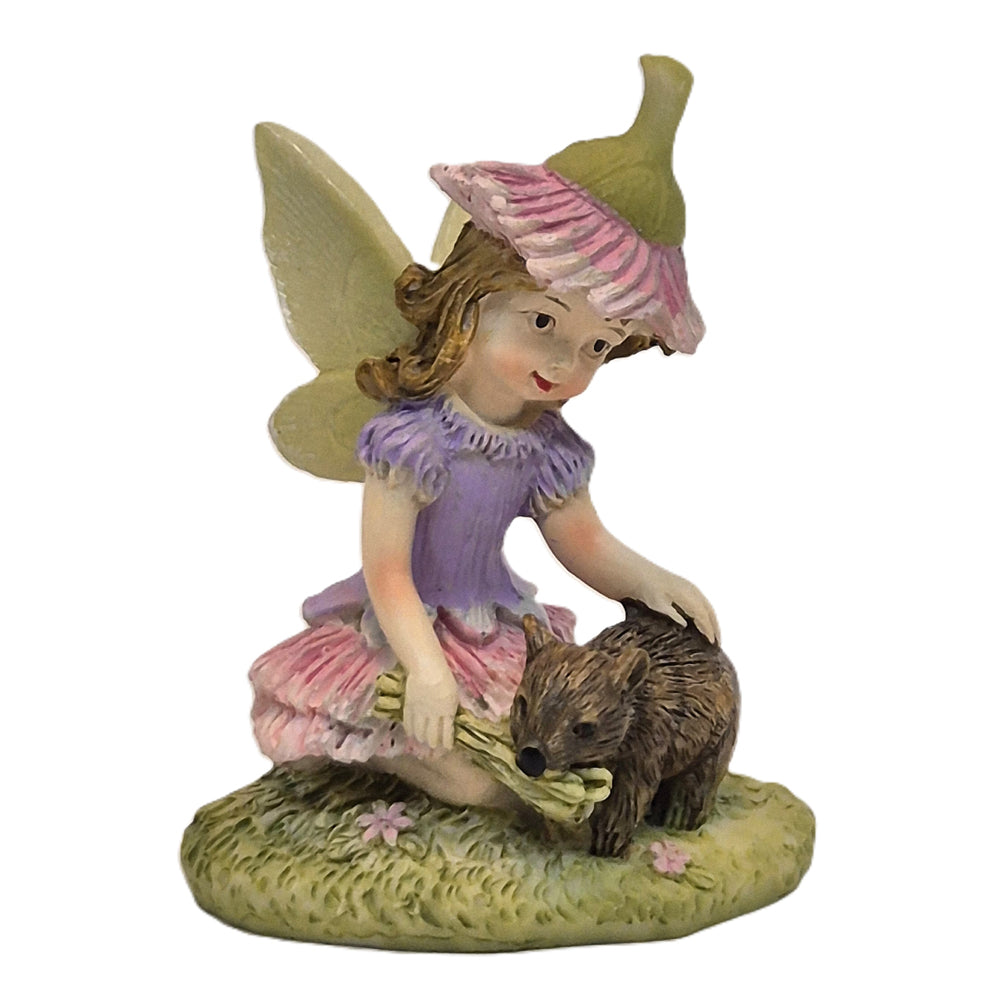 The Aussie Fairies - Gum Blossom Fairy with Wombat