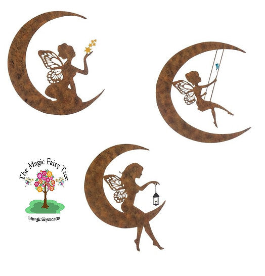 Moon Fairy Garden Wall Art Hanging