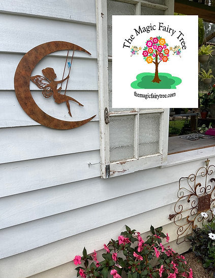Moon Fairy Garden Wall Art Hanging