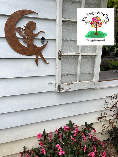 Moon Fairy Garden Wall Art Hanging