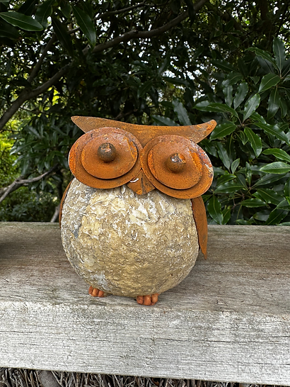 Resin and Rust Owl Set