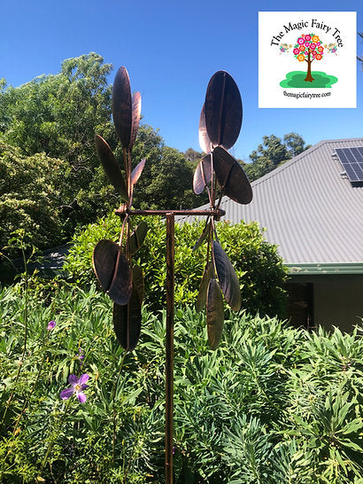 Petal Flower Metal Windmill