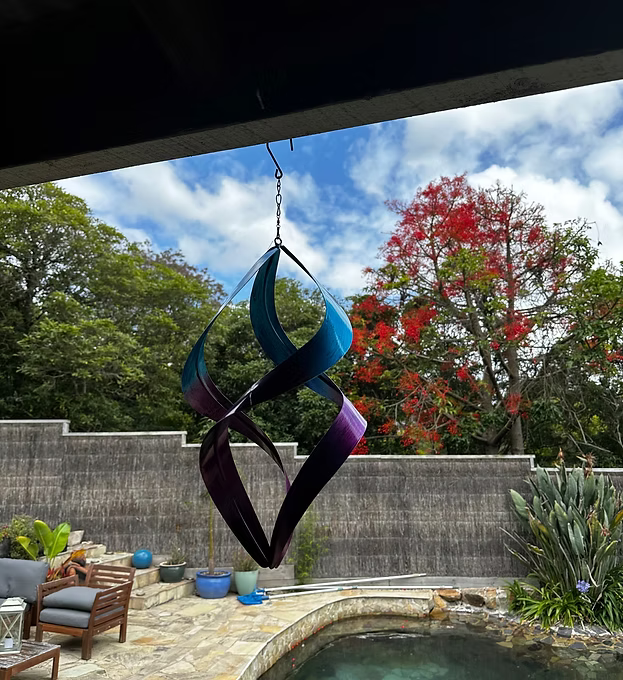 Hanging Spiral Wind Spinner