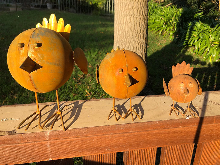 Rusty Metal Tweety Birds
