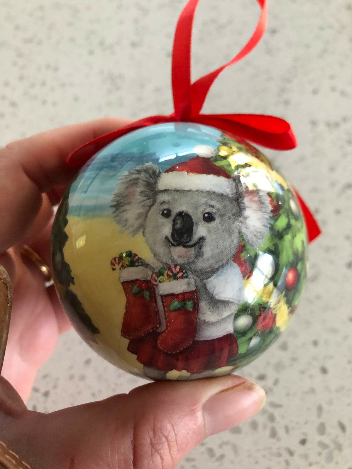 Australian Animals Christmas Baubles x 6